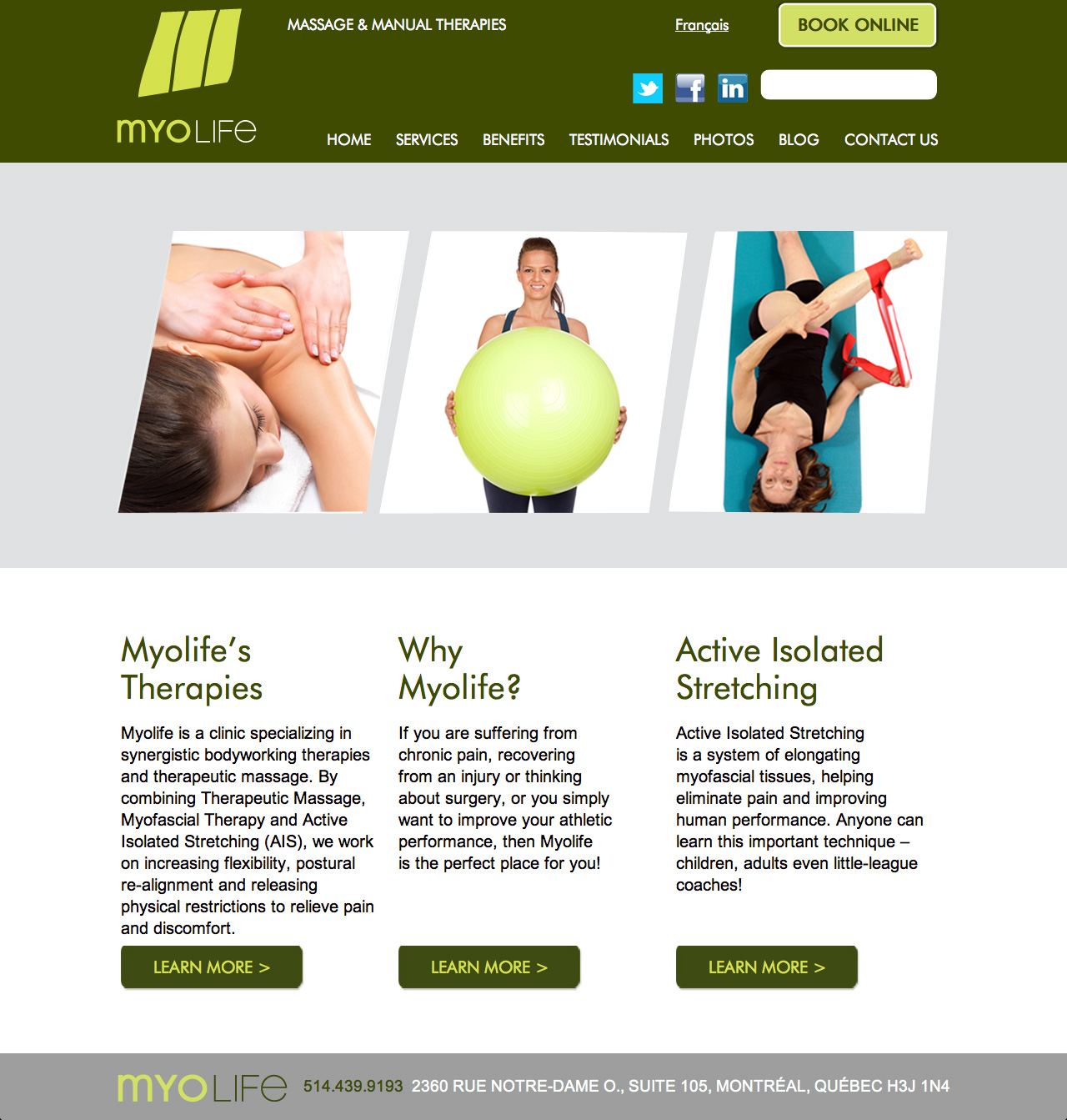 Myolife Website Design & Onpage SEO